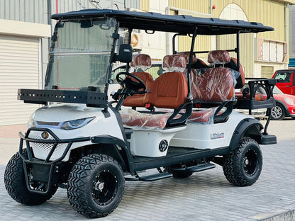 Megawheels Green Rider Lifted Golf Buggy 4+2 Seater